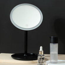 Miroir de bureau miroir de maquillage de table intelligente cosmétique avec LED légère para Espejo